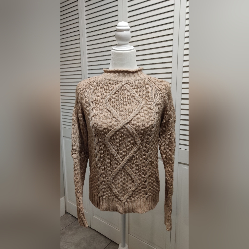 J. Crew Cream Medium Pullover Sweater
